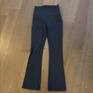 Lulu lemon dark gray groove  High-Waisted Flare Leggings